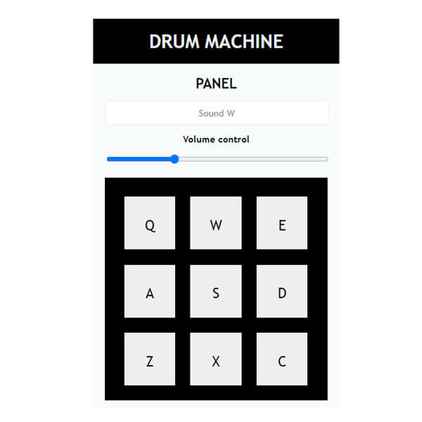 Aplikacja Drum Machine