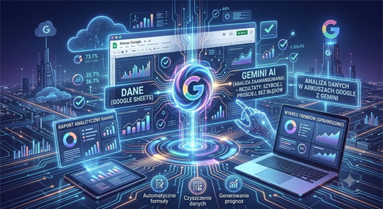 Analiza danych w Arkuszach Google z Gemini: Szybciej, prościej i bez błędów