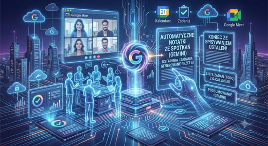 Automatyczne notatki ze spotkań z Gemini dla Google Workspace: Koniec ze spisywaniem ustaleń!